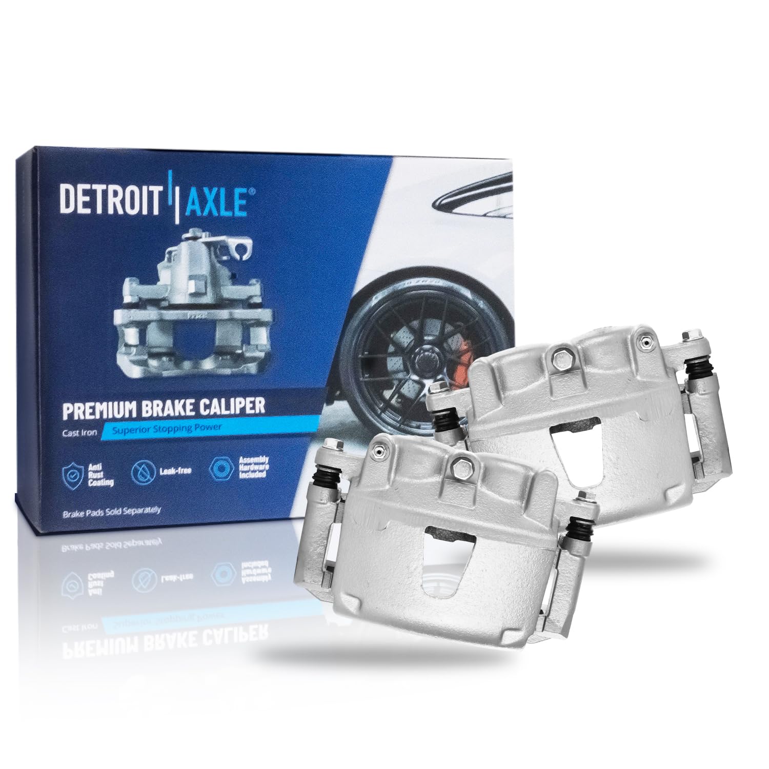 Detroit Axle - Front Disc Brake Calipers for 2006-2010 Jeep Commander