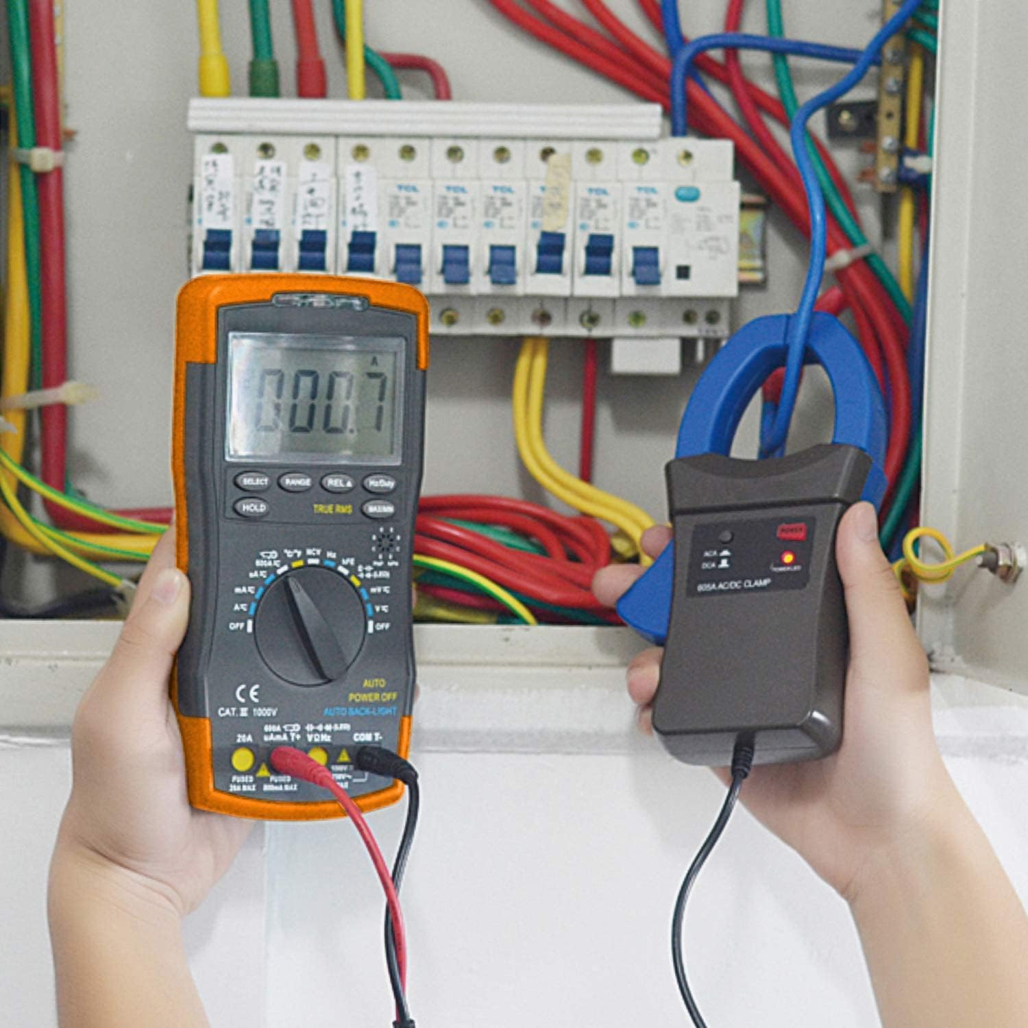 BTMETER BT-770K Automotive AC/DC Dwell Multimeter with RPM Indudctive Pick-up and AC/DC Current Clamp Adapter