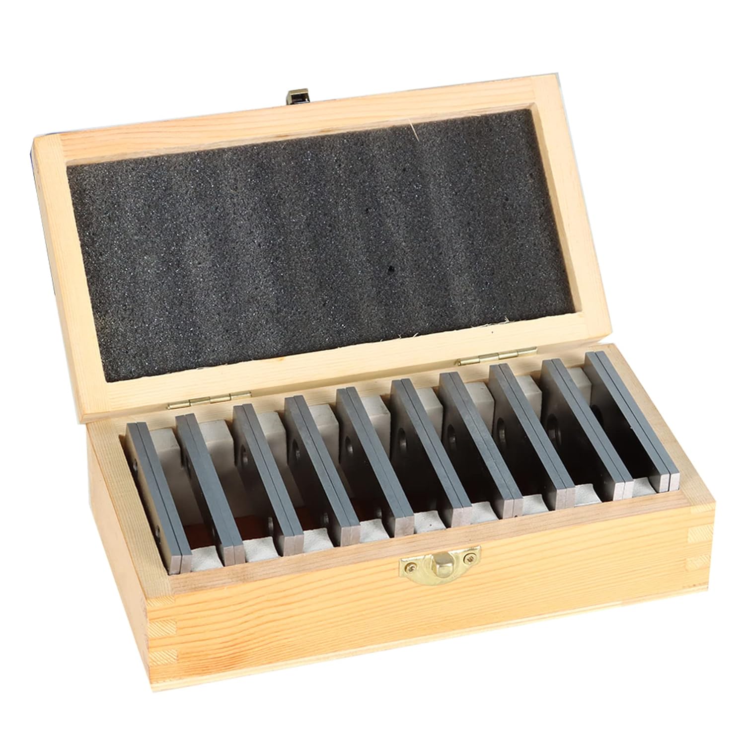waltyotur 1/8 in Steel Parallel Set 1/8 x 3 in Accuracy 0.0002 in 10 Pairs | 1/8 Inch Steel Parallel Set 1/8 x 3 Inch Accuracy 0.0002 Inch for Layout Work, Standard and Setup 10 Pairs