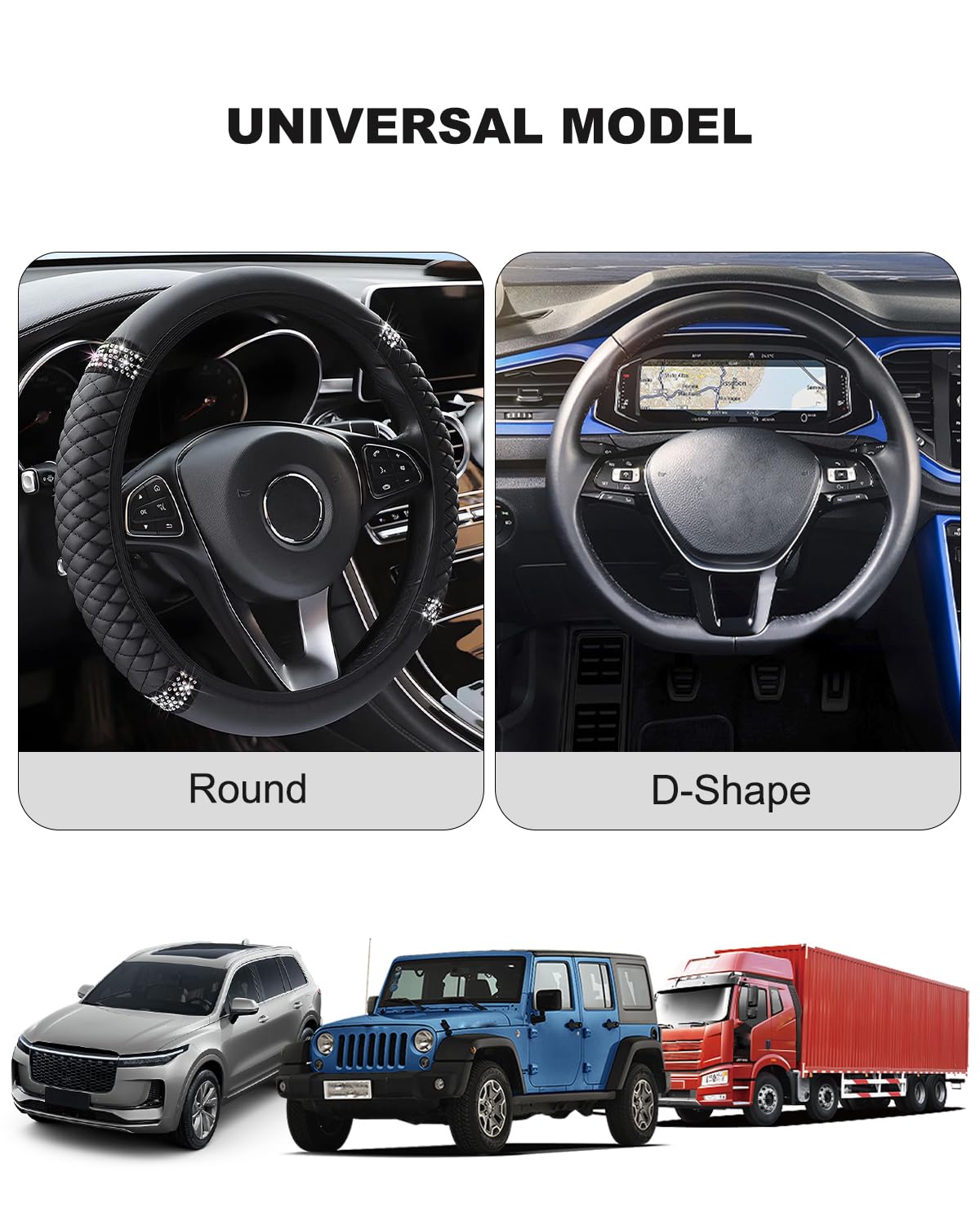 Confezione da 4 sottobicchieri universali per auto, sottobicchieri