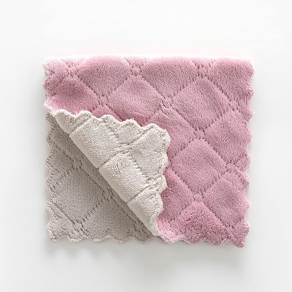 10pcs Super Absorbent Microfiber Kitchen Dish Cloth High-Efficiency Tableware Household Cleaning Towel Tools Gadgets(C) image 2