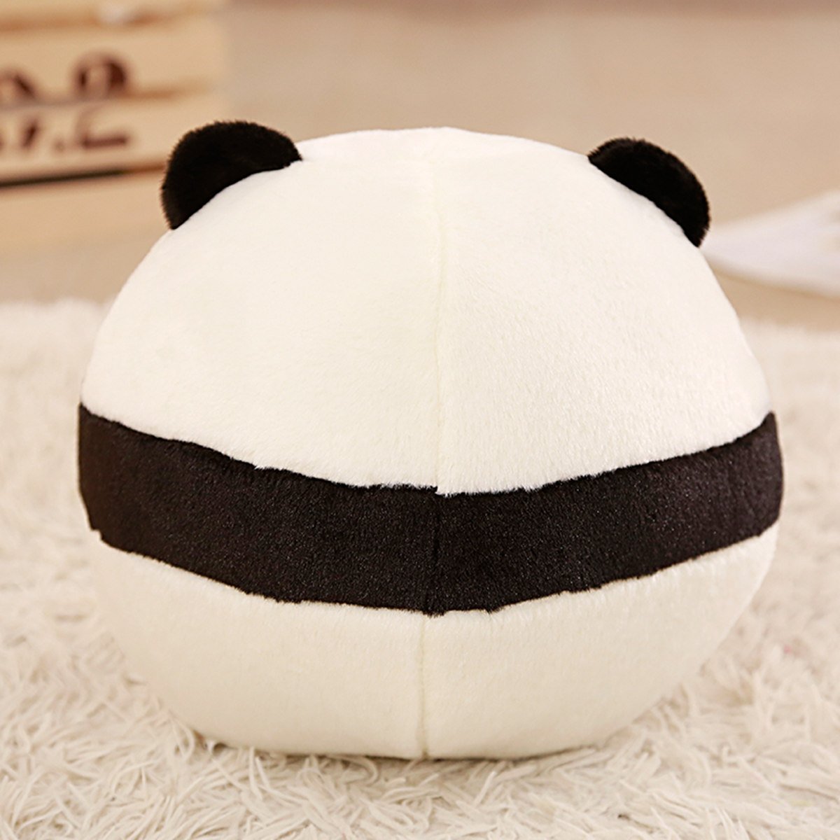 Amazon.co.jp: ぬいぐるみ かわいい 円形 パンダ panda 30cm : Toys