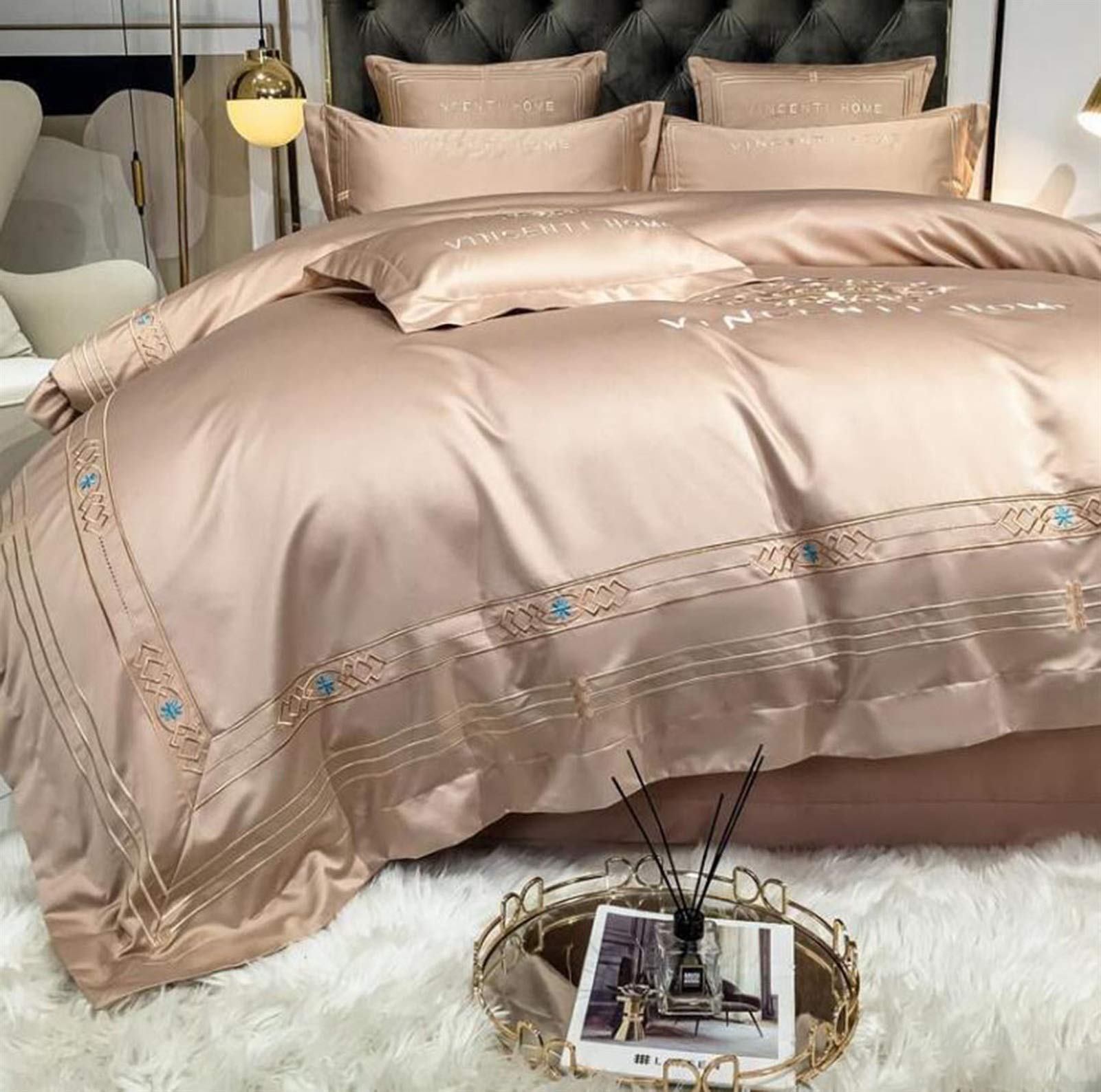 Amazon｜ラグジュアリー シルク デュベ セット ホテル (Luxury Silk 
