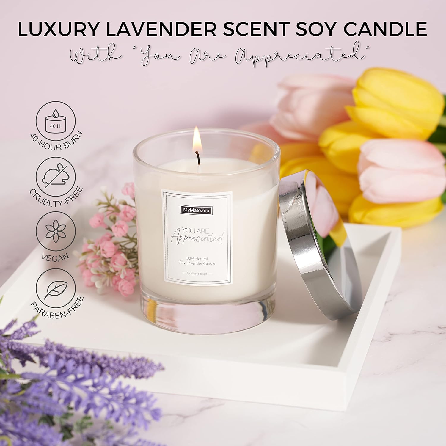 Thank You Gift Box for Women - Unique Spa Experience for Gratitude - Appreciation for Coworker, Boss, Employee, Hostess, Secretary, Teacher, Nurse and Volunteer - Image 4