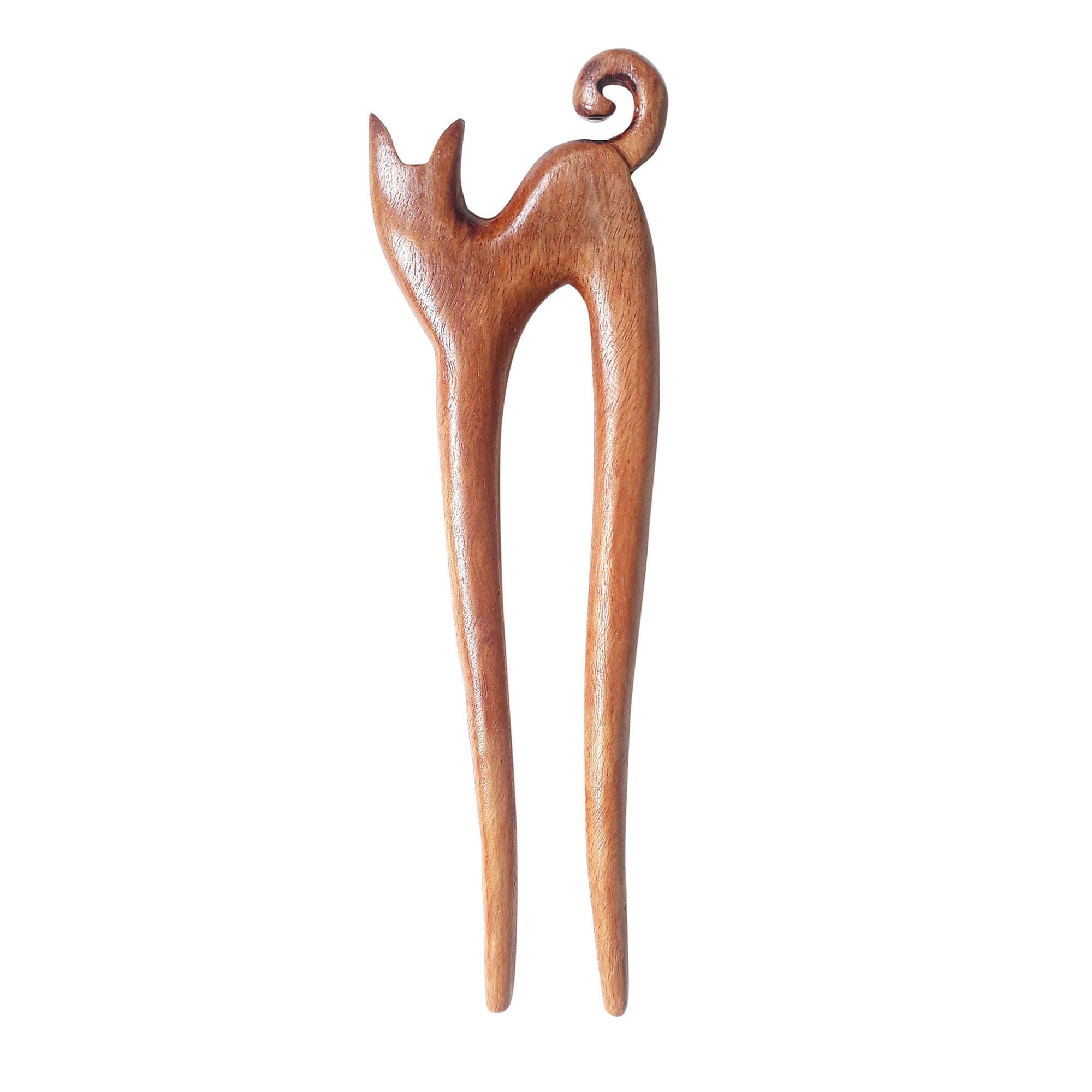 Bâton à cheveux en bois n° 201