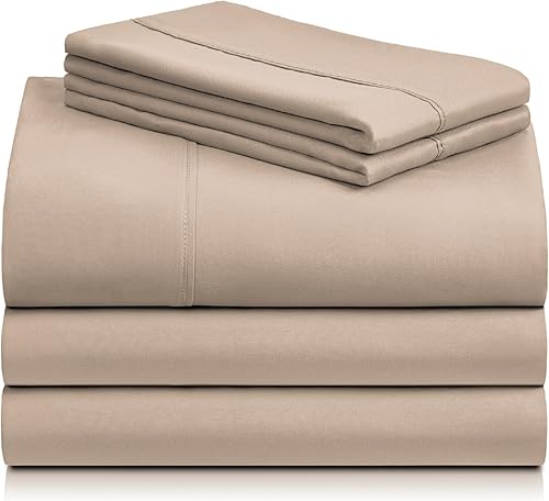 Miniatura 9 de LuxClub - Juego de sábanas de 5 piezas, esquinas profundas, transpirables y suaves como la seda, antiarrugas, frescas, calidad hotelera, apta para