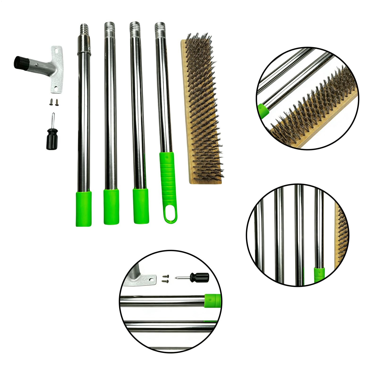 Brosse métallique de nettoyage Grattoir à poils durs pour sol