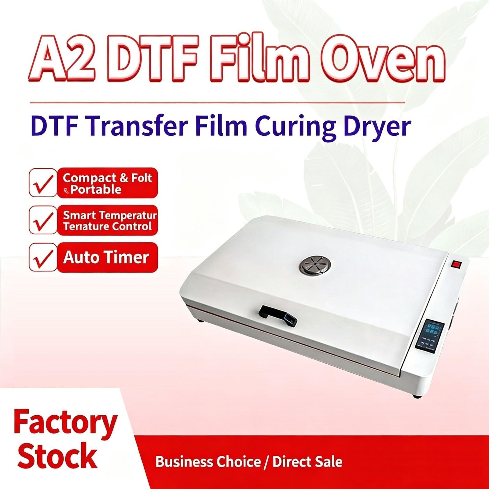 A2 Dwustronny Piec Grzewczy DTF, Utwardzanie Termotransferowe DTF