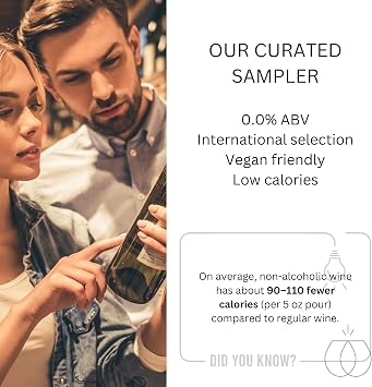 Top Three (3) Sparkling Roses (Non-Alcoholic), Tasting Party, Discovery Set Featuring Noughty Organic, So Jennie Paris, and Chavin Zero Signature