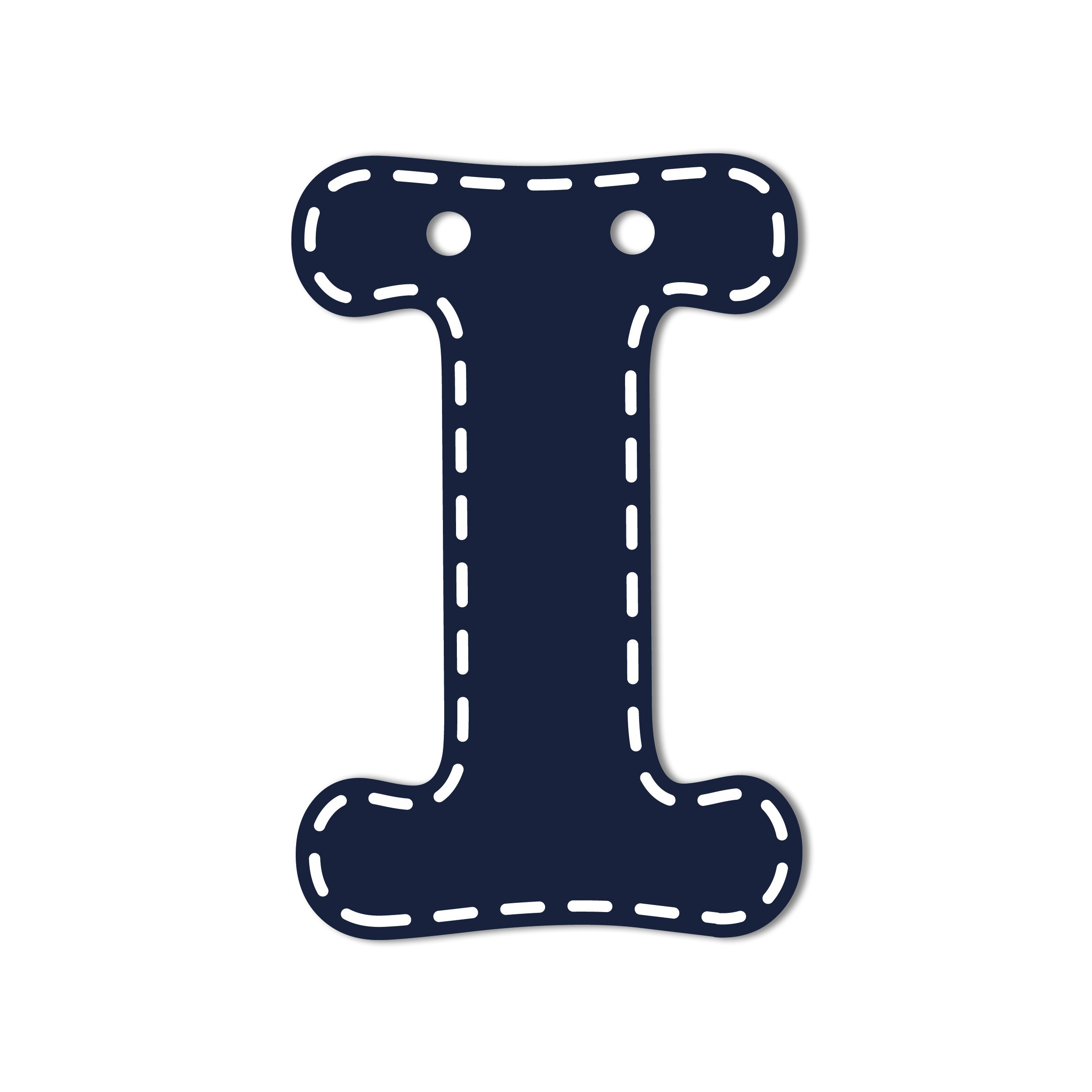 CoCaLo Mix & Match Navy Hanging Letters, I