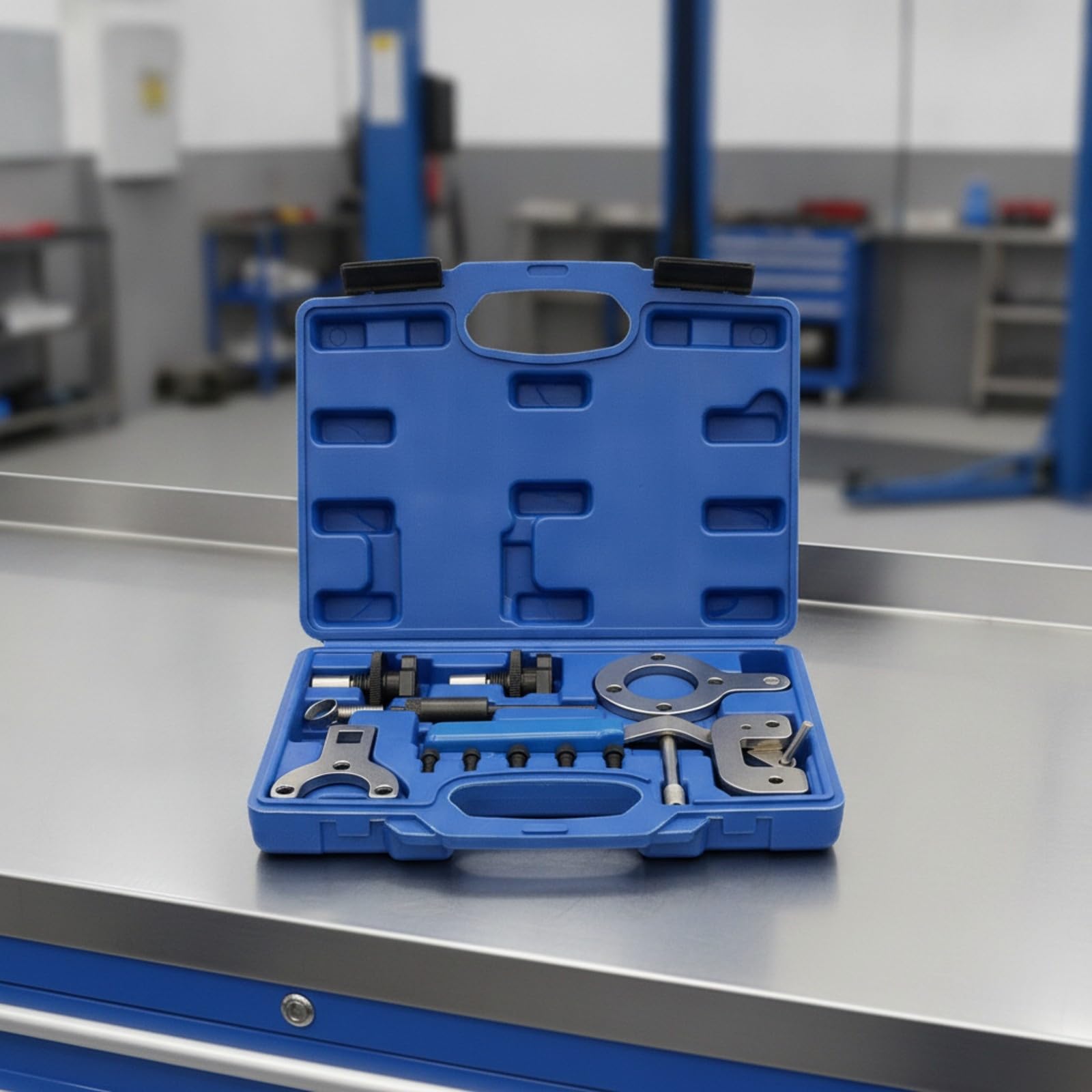 Kit Attrezzi con Valigetta Resisn | Kit Attrezzi per fasatura Motore, Garage