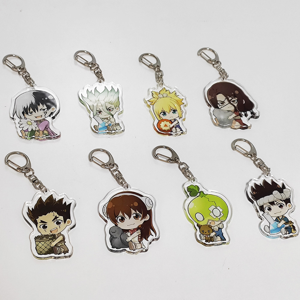 Amazon.com: JCvCX 8pcs Stone Boy Keychains Acrylic Keychain Key