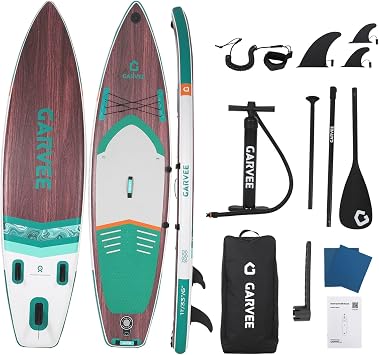 Inflatable Stand Up Paddle Board, 11'6''/11'/10'6'' Paddle Boards with Premium SUP Accessories, Stable Wide Paddleboard Non-Slip Deck SUP Paddle Board for Adults & Youth of All Skill Levels