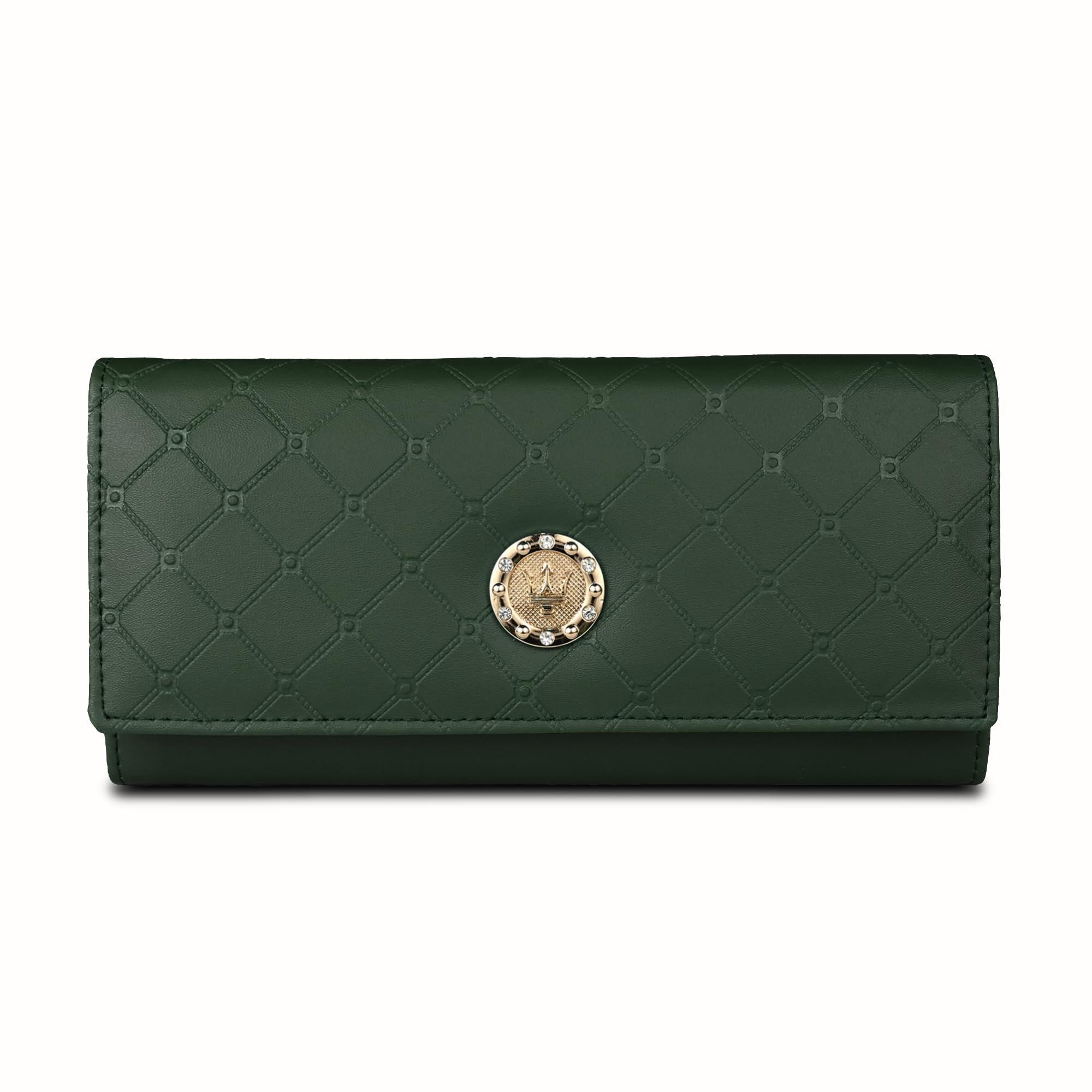 alsu Women's Wallet | Stylish Purse with Phone Pocket,4 Card Pocket and Multiple Compartment| Party Clutch for Girl | Travel Hand Purse for Women| Office Bag for Women (Green)-picture-52