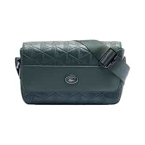 Amazon.com: Lacoste Unisex Monogram Crossover Bag, Forest