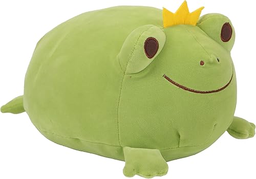 Animal de peluche de rana súper suave, linda almohada de rana para acurrucar, adorable juguete de peluche de rana, regalo para niños pequeños, niñas