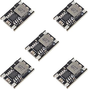 5V Buck Converter Module 5 Packs DC 5-30V to 5V Step-Down Regulator Board 1.8A Output for Arduino, ESP32, 12V/24V Systems, DIY Electronics