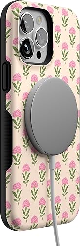 Miniatura 431 de Casely Funda para iPhone 13 Pro Max Jardín dorado Floral de girasol amarillo Compatible con MagSafe Diseño protector audaz Jardín Dorado