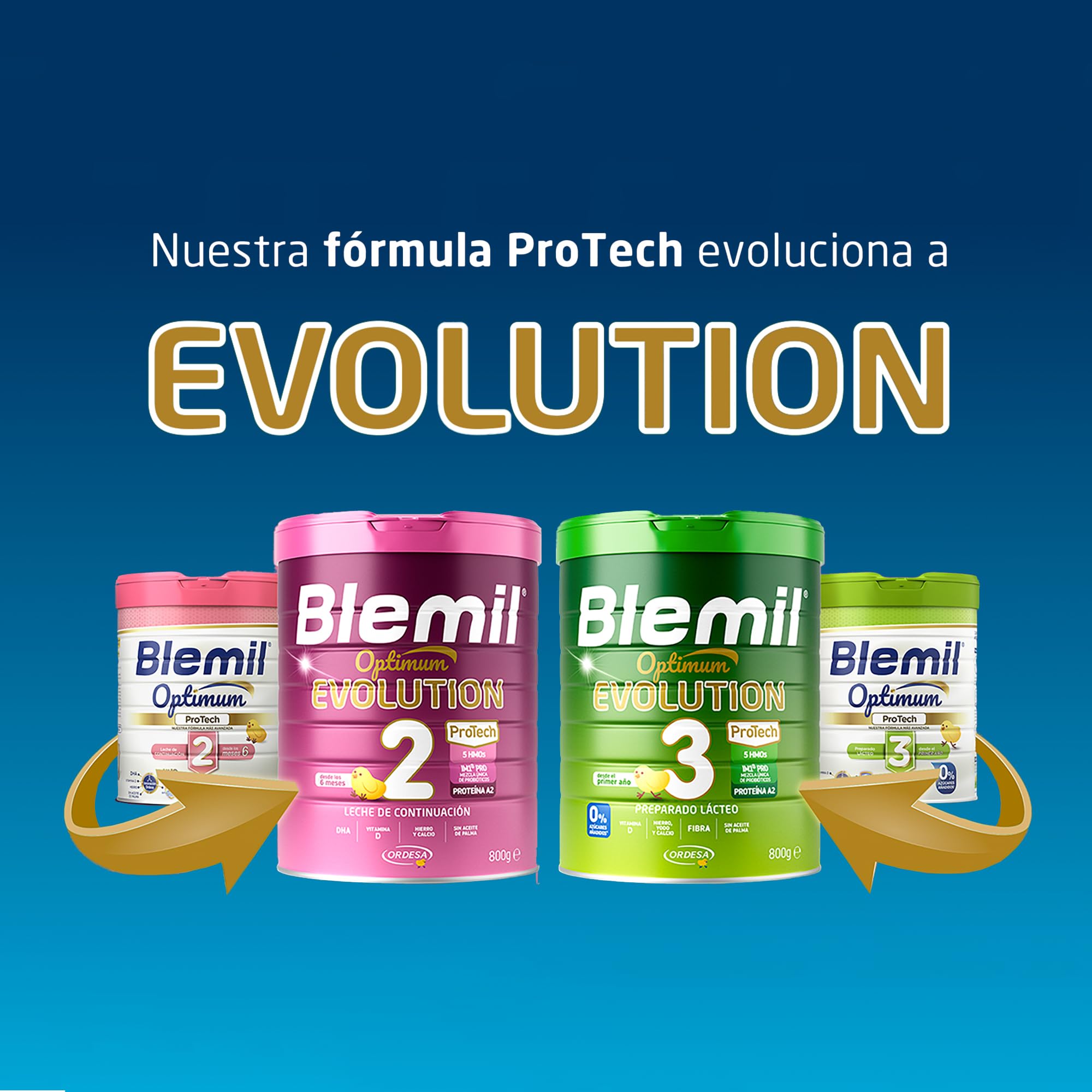 Blemil 1 Optimum Evolution 800g Leche de Inicio en polvo para Bebé