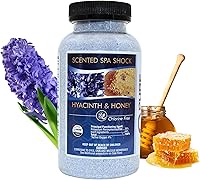Vista 8 de Lavender Aromatherapy Spa Shock para jacuzzis y spas Tratamiento de choque oxidante sin cloro para jacuzzis Compatible con tabletas de bromo