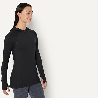 Amazon Essentials Women's Athletic Soft Performance Lightweight Long Sleeve Pullover Hoodie Gym Top