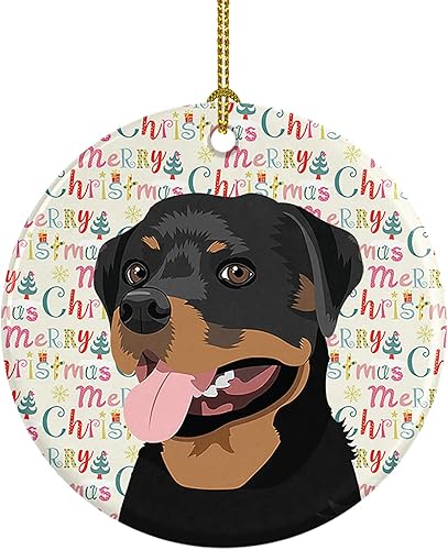 Miniatura 83 de Caroline's Treasures Adorno navideño de husky siberiano en blanco y negro #2 de cerámica para árbol de Navidad, decoración colgante para el hogar,