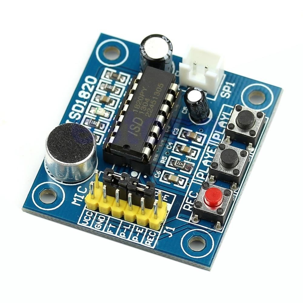REES52 Isd1820 Sound Audio Voice Recording Playback Module with Microphone Sound Audio + Speaker (B01KHS03BA) Amazon Price History, Amazon Price Tracker