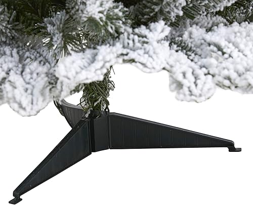 Miniatura 4 de Nearly Natural Árbol de Navidad artificial de abeto de Carolina del Norte de 3 pies con 150 luces blancas cálidas y 545 ramas flexibles