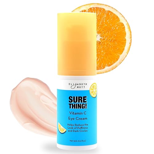 Vista 2 de Elizabeth Mott Sure Thing - Crema de ojos con vitamina C, tratamiento hidratante e iluminador para ojeras e hinchazón, vegano, sin fragancia