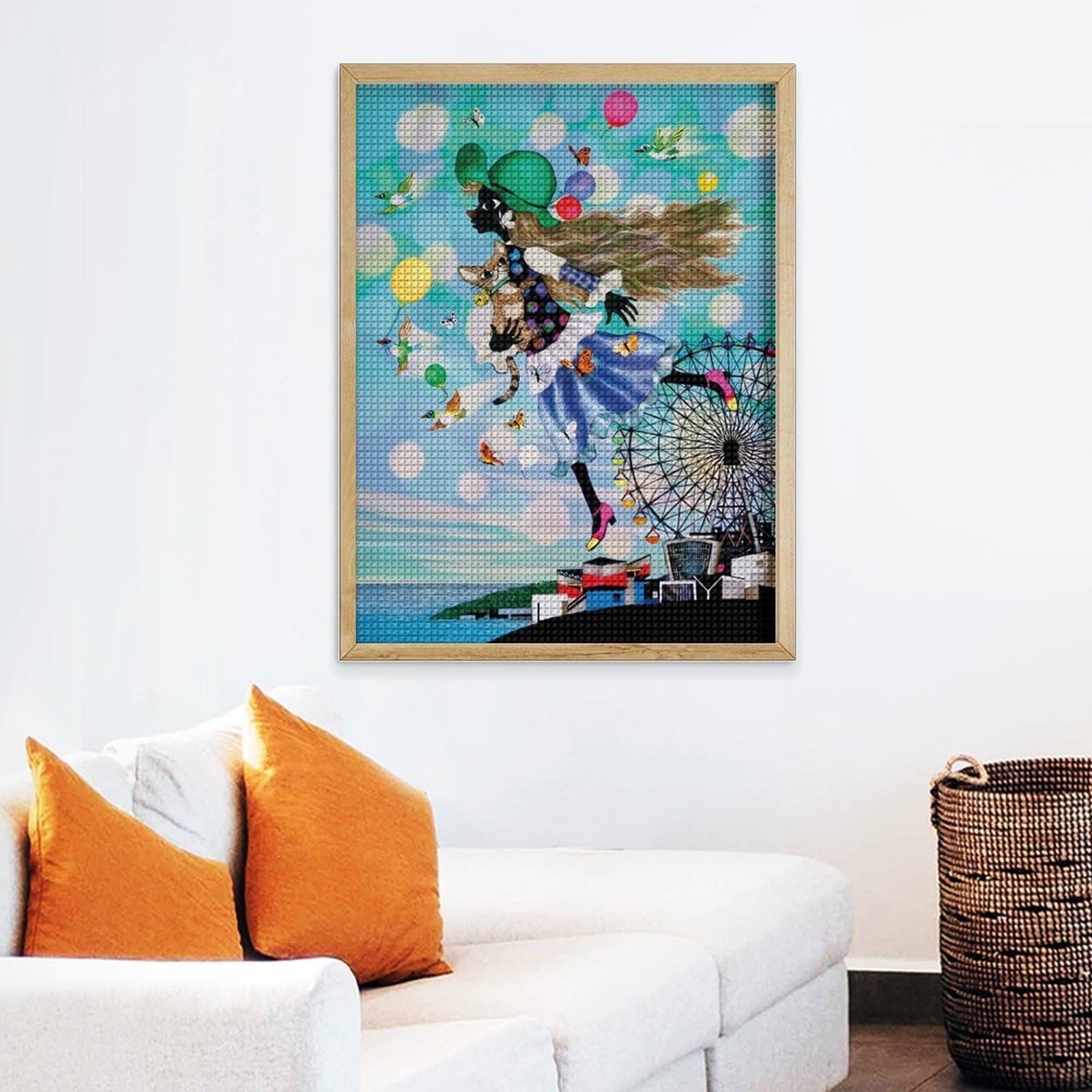 Amazon.co.jp: 藤城清治 油絵 クールの印刷 複製画 絵画（2