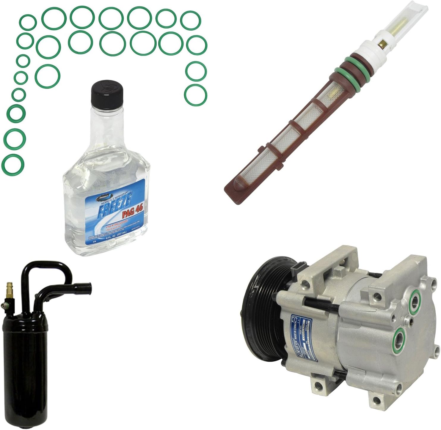 Universal Air Conditioner KT 1649 A/C Compressor and Component Kit