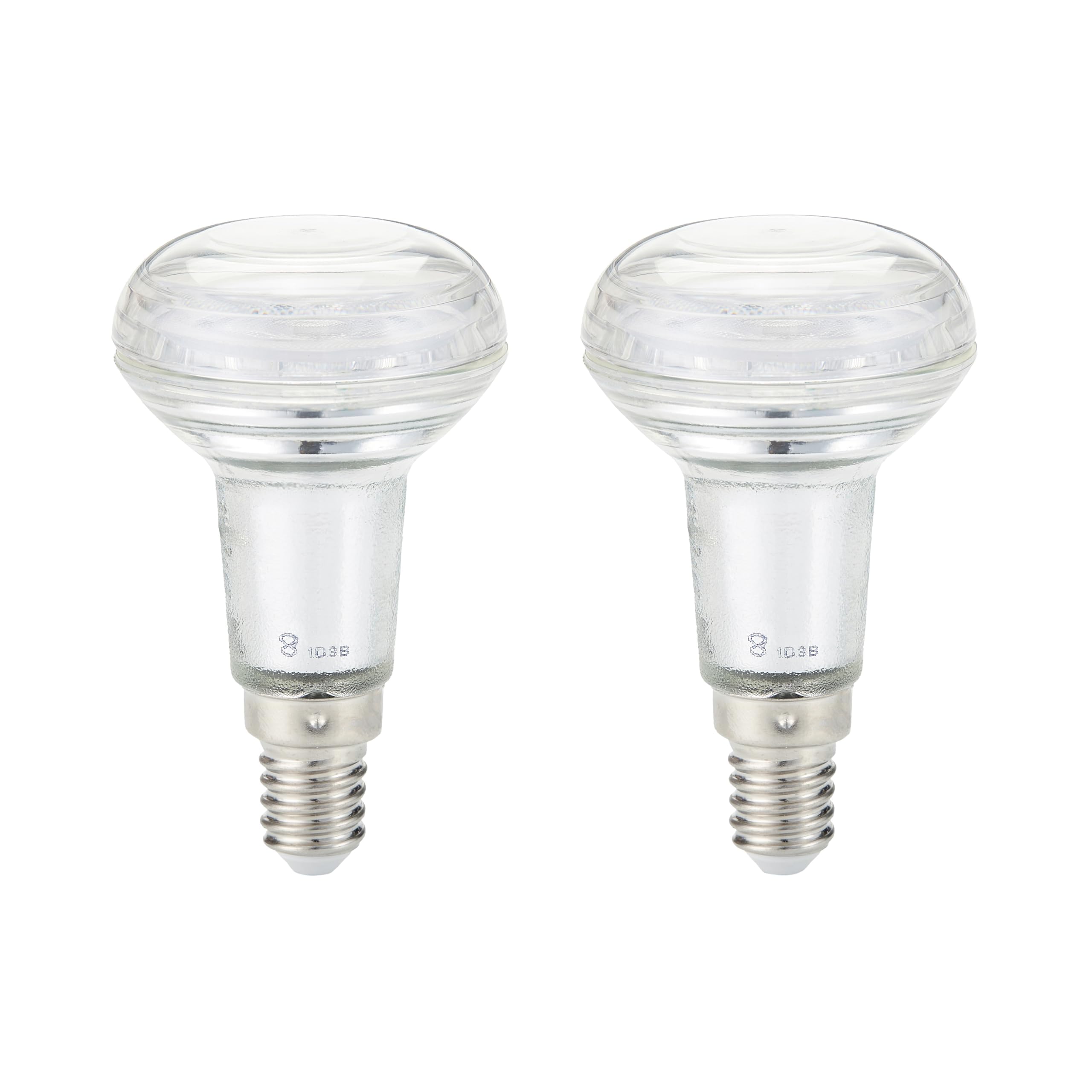 Amazon Basics Warm White Led E14 Small Edison Screw R50 Reflector Bulb, For Decoration, 2.8W, Non-Dimmable, Pack Of 2