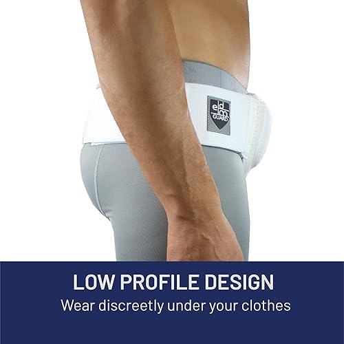 Miniatura 3 de Everyday Medical Hernia Guard I - Cinturón de hernia inguinal para hombres, funciona para lado izquierdo o derecho, soporte pos-quirúrgico con