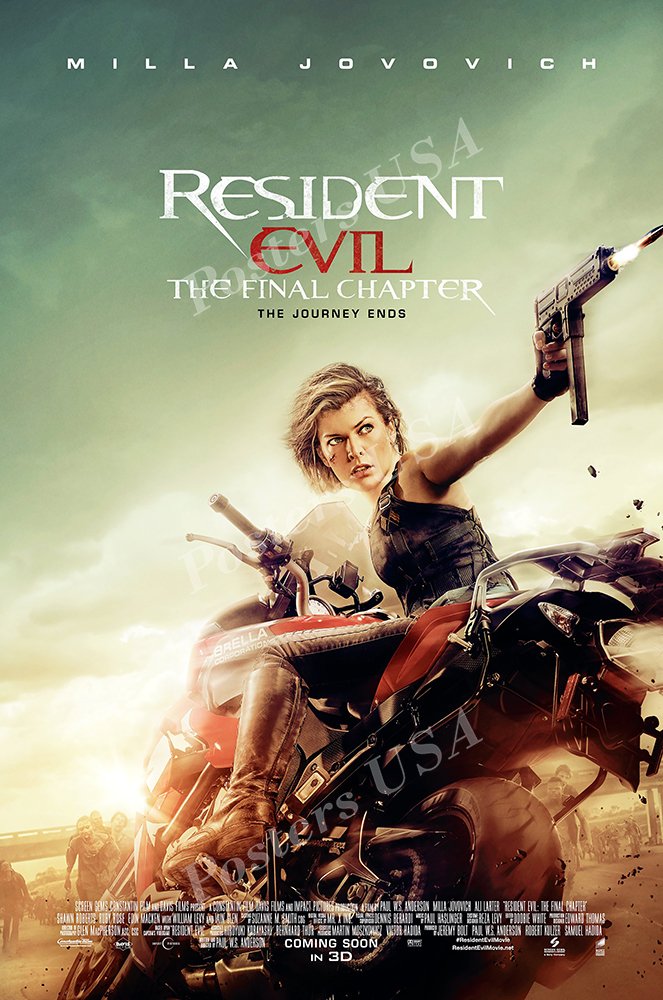 Amazon.co.jp: ポスターUSA – Resident Evilバイオハザードの最終章