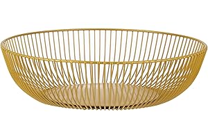 Fruit Bowl, Gold Oak Branch Snack Bowl Stand Fruit Storage for Kitchen