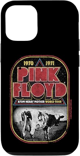 Funda para iPhone 13 Pink Floyd Atom Heart Mother Distressed World Tour