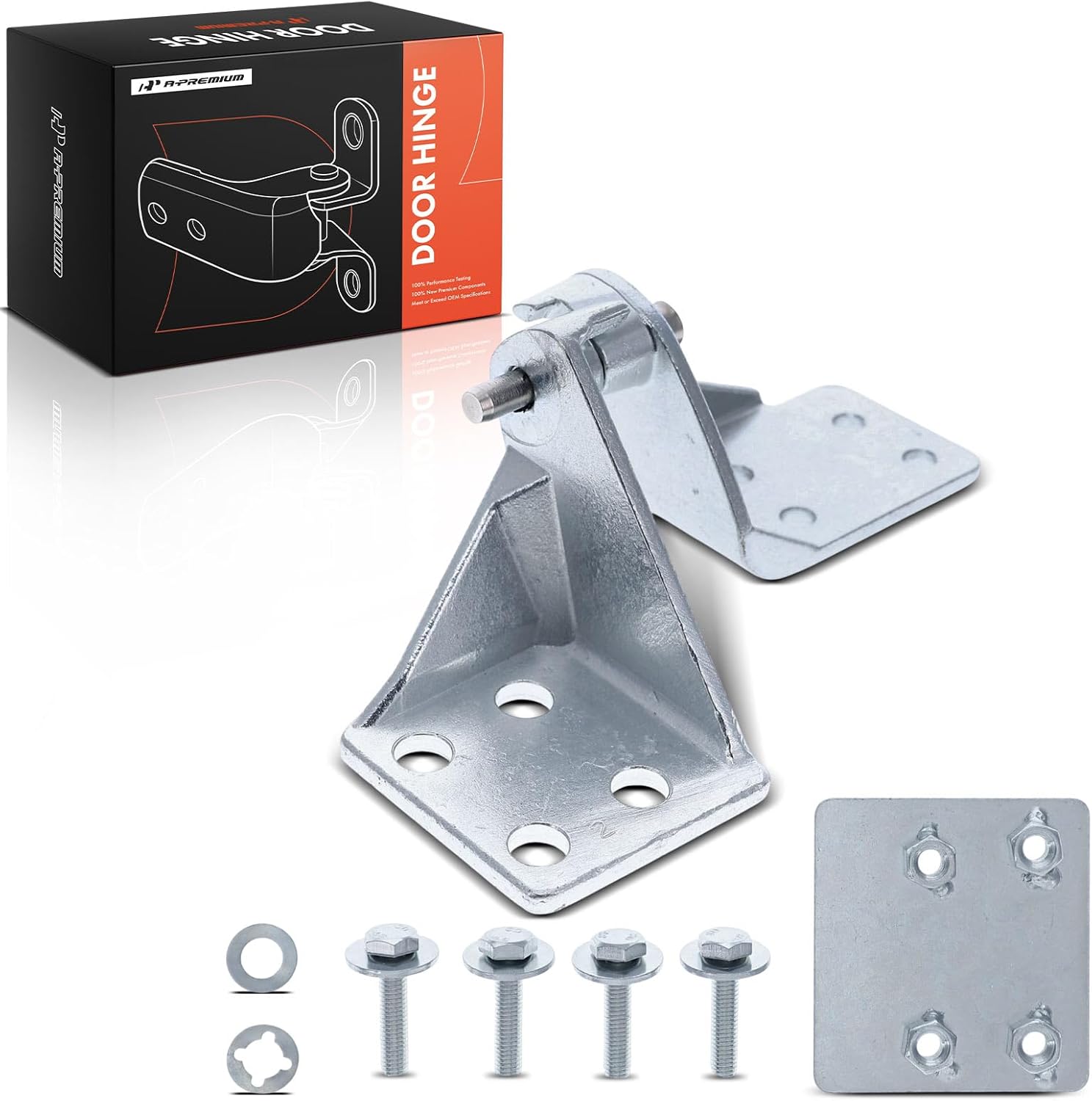 A-Premium Door Hinge Assembly Compatible with Chevrolet Express 1500 2500 3500, P30 & GMC Savana 1500 2500 3500, Tailgate Left Driver Lower Side