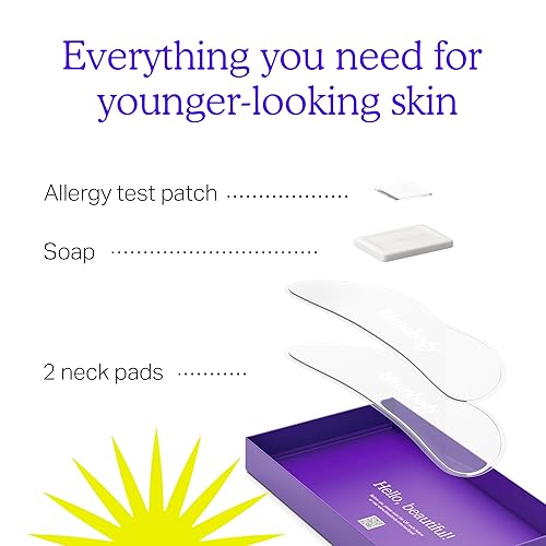 Miniatura 9 de BLUMBODY Juego completo de parches para arrugas faciales y almohadillas para arrugas para el cuello, paquete de 2