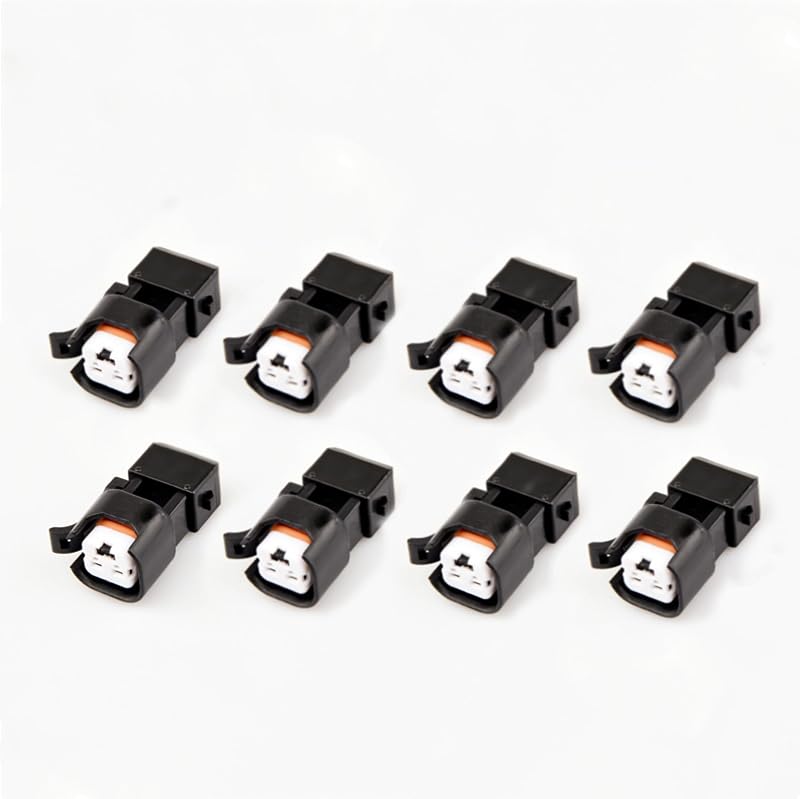 Kit com 8 Adaptadores de Conector para Injetor de Combustível EV1 para EV6 YQYHCN – EV6, EV14 e USCAR