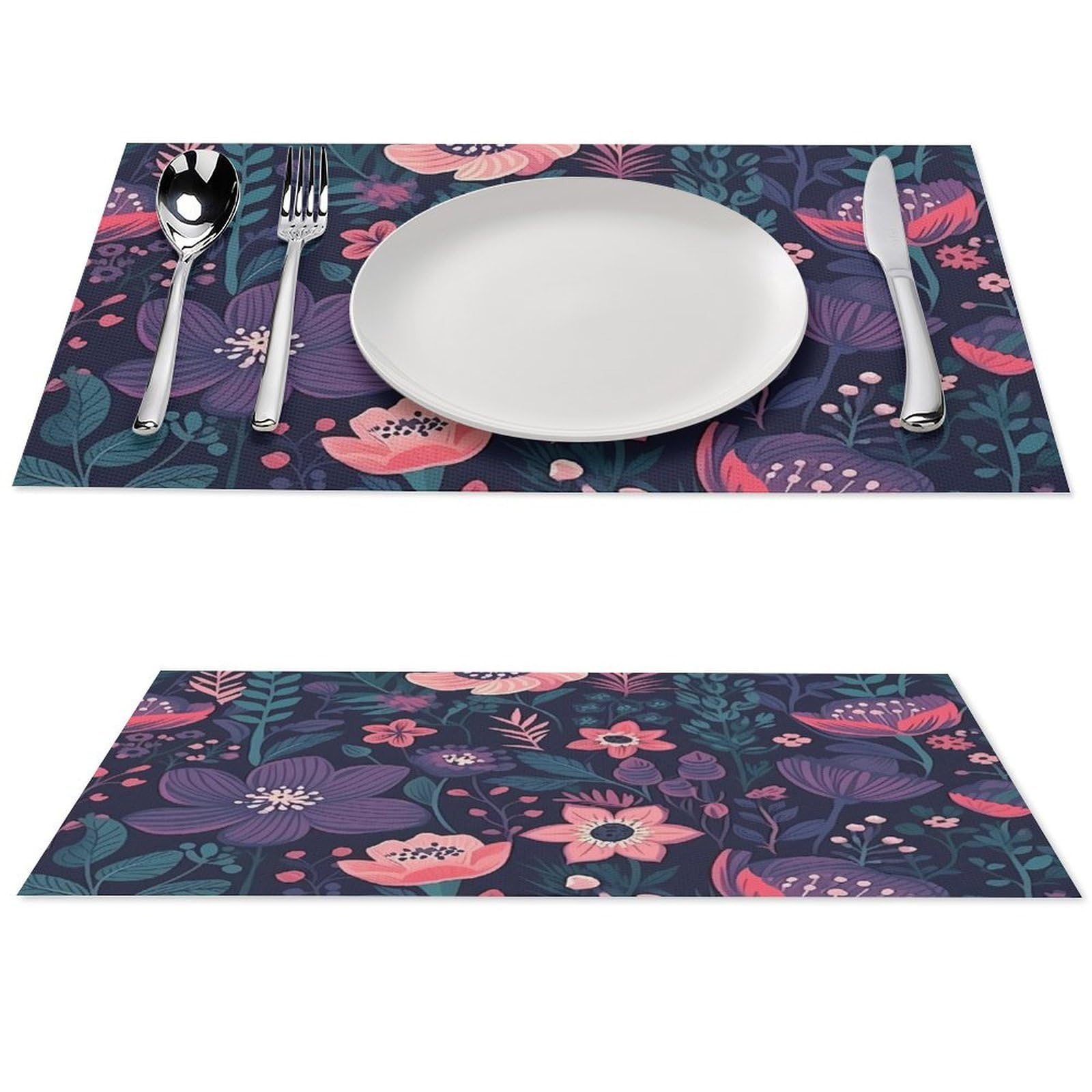 Sets de table résistants à la chaleur et antidérapants en PVC lot de 4