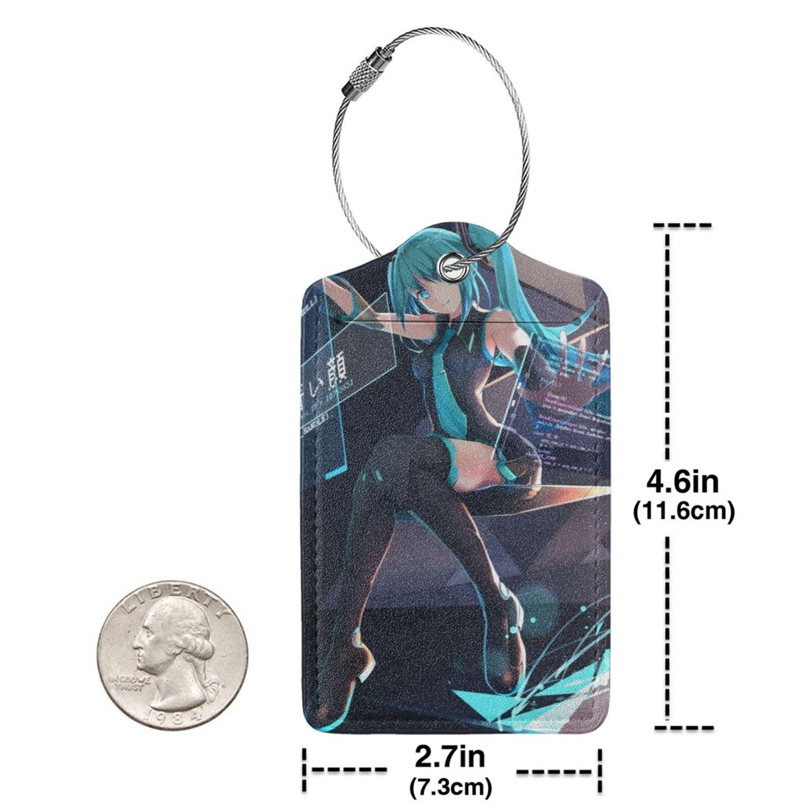 Amazon.co.jp: 初音ミク ラゲッジタグ かわいい漫画 ネームプレート