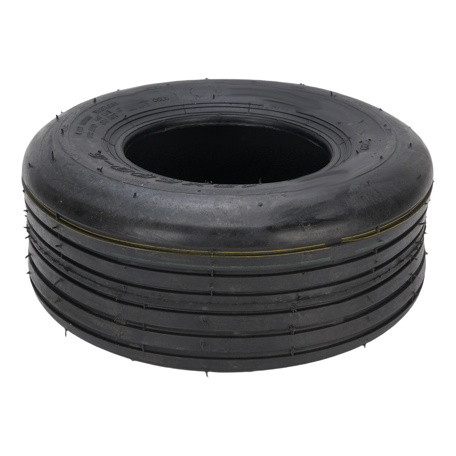 Tbest 13x5.00 6 Pneu Tubeless 4PR Pneus de Tondeuse Autoportée en Caoutchouc Tracteurs de Jardin Véhicules de Transport Brouettes