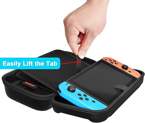 Miniatura 7 de daydayup Estuche de almacenamiento para Switch 2017 modelo con 3 protectores de pantalla