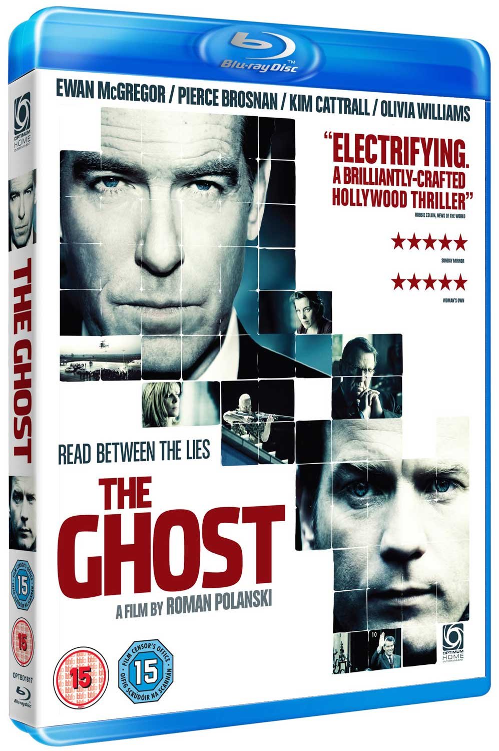The Ghost BLU RAY Starring Ewan McGregor