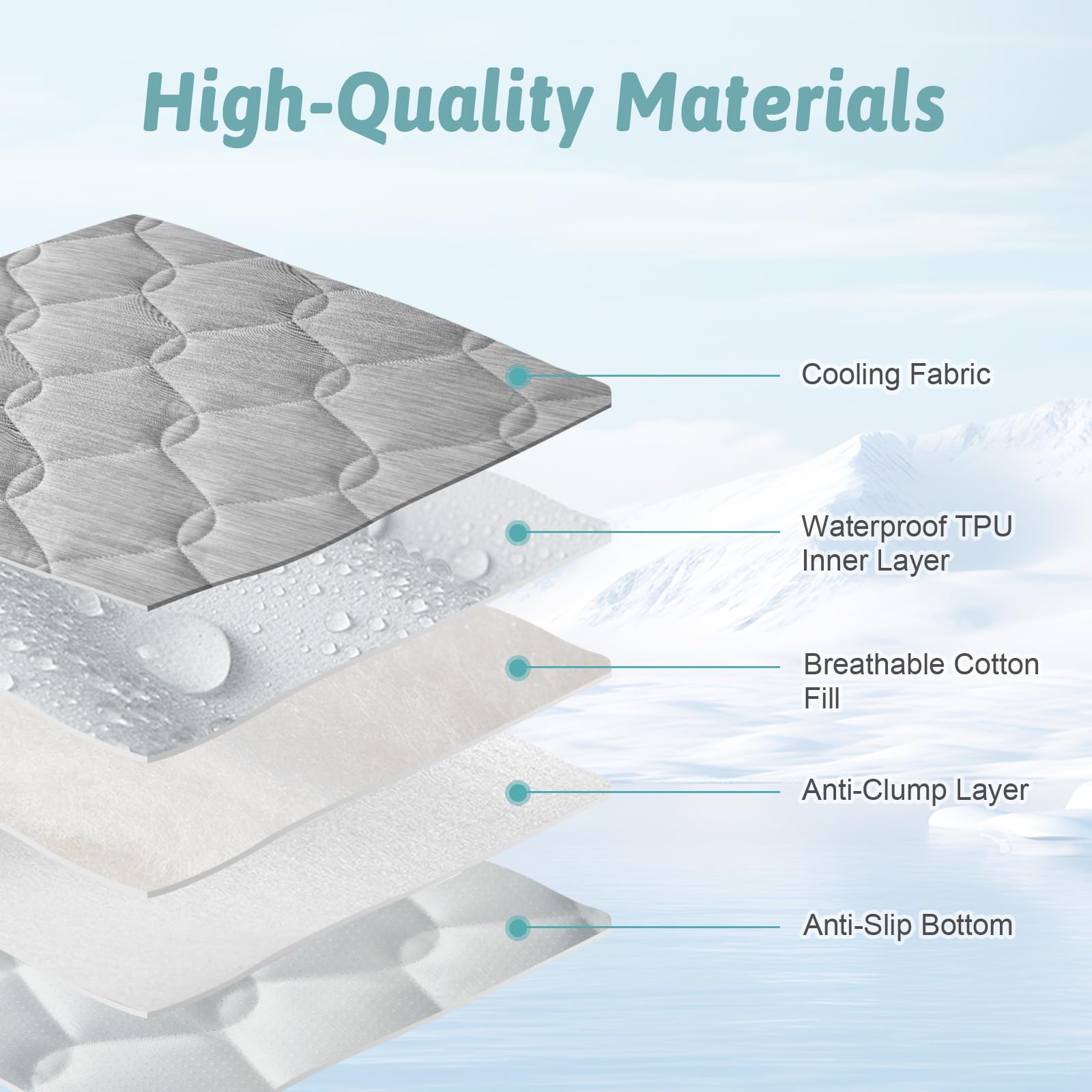 COZY KISS Housse de Canapé Rafraîchissante, Q-Max > 0.4 Lavable sous Couche Rafraîchissante D'été & Protège Siège Auto, Anti Liquide, Housse Toutes Saisons pour Animaux, 70x150cm, Gris