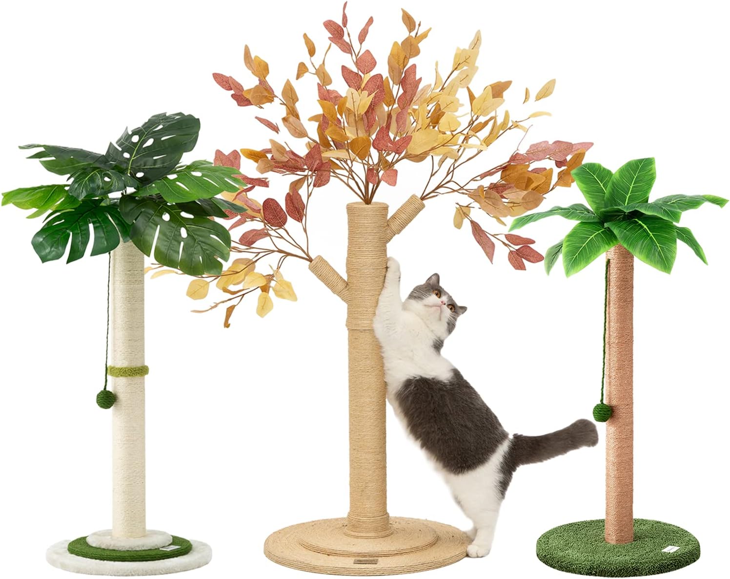 Cat Scratching Post Cat Scratcher 41.7/35/33 inch Tall