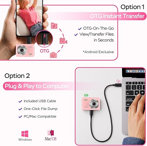 Miniatura 6 de Mini cámara grabadora de video HD 1080P, videocámara digital con llavero con tarjeta de 64 GB, pantalla HD de 0.96 pulgadas, batería de larga