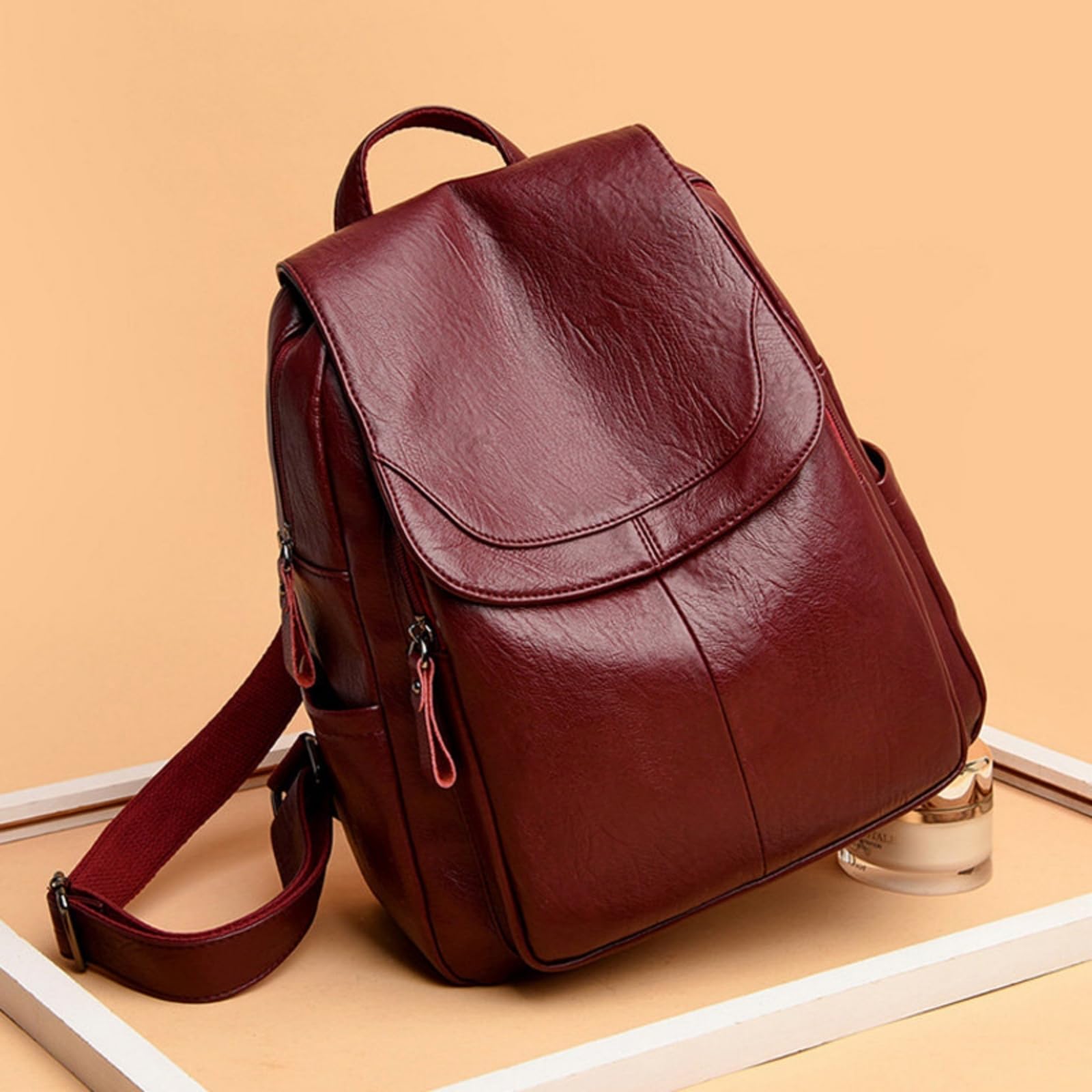 Mochila escolar Zaino Morbido Donna Disponibile In 9 Colori, Daypack Casual, Borsa A Tracolla Versatile Per Le Escursioni Giornaliere Della Scuola Di Viaggio Delle Donne-black