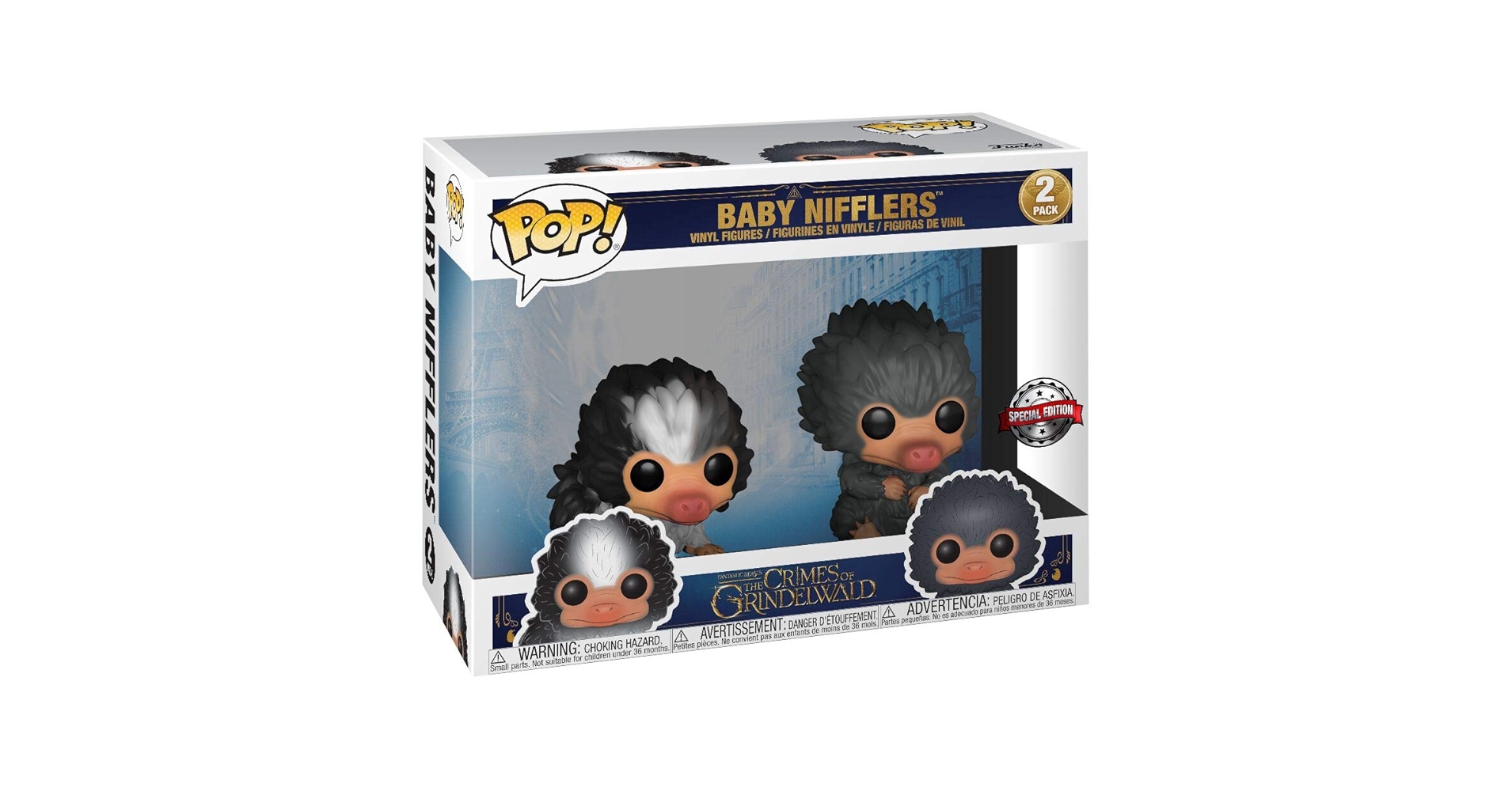 Funko pop Baby Nifflers デザイン フィギュア 2体セット Funko POP! Movies: Fantastic Beasts 2 - 2PK - Baby Nifflers