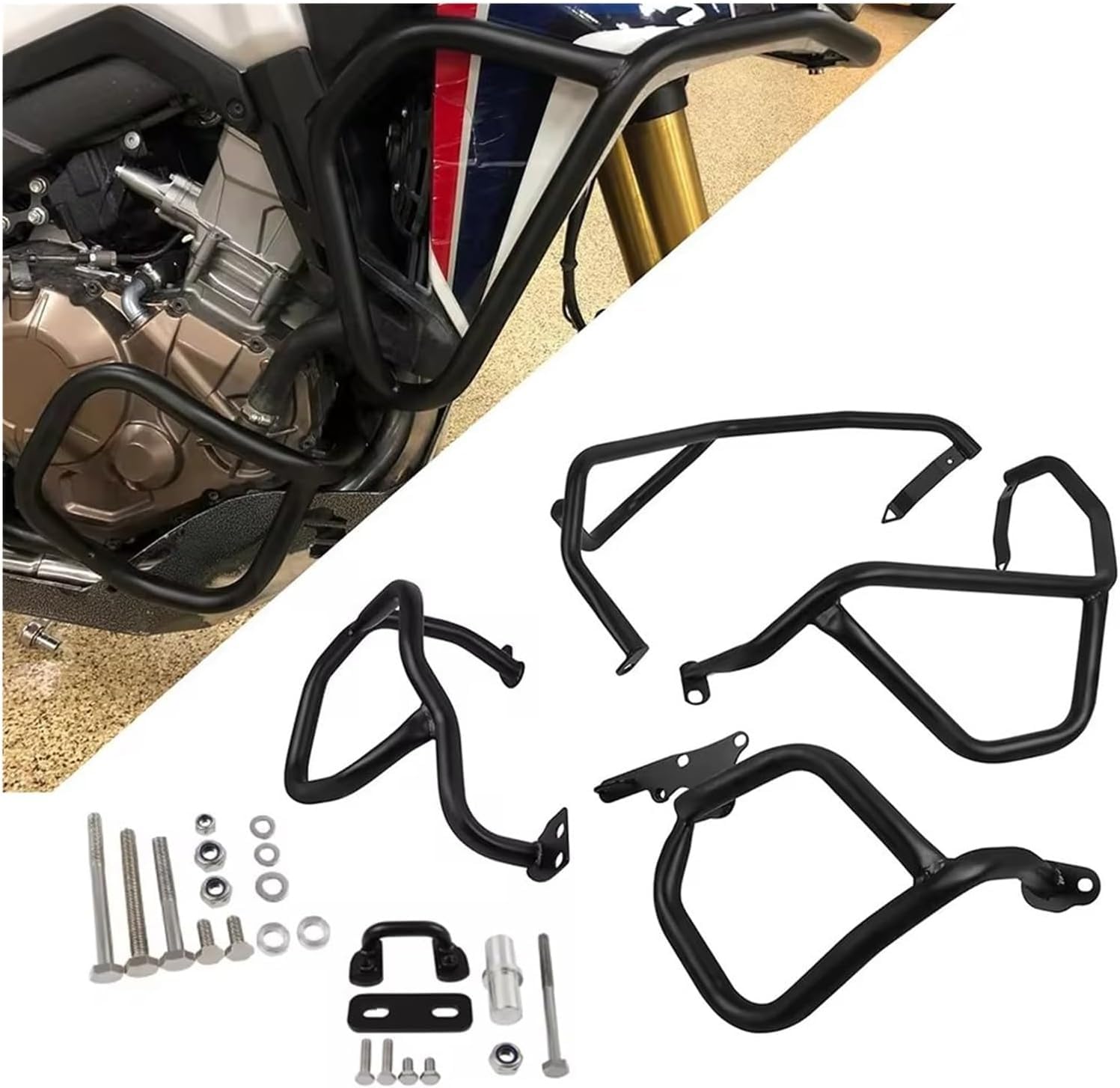 Barre protezione moto Telaio per barra di protezione per motocicletta per CRF1000L per Africa per Twin per ABS 2016-2019